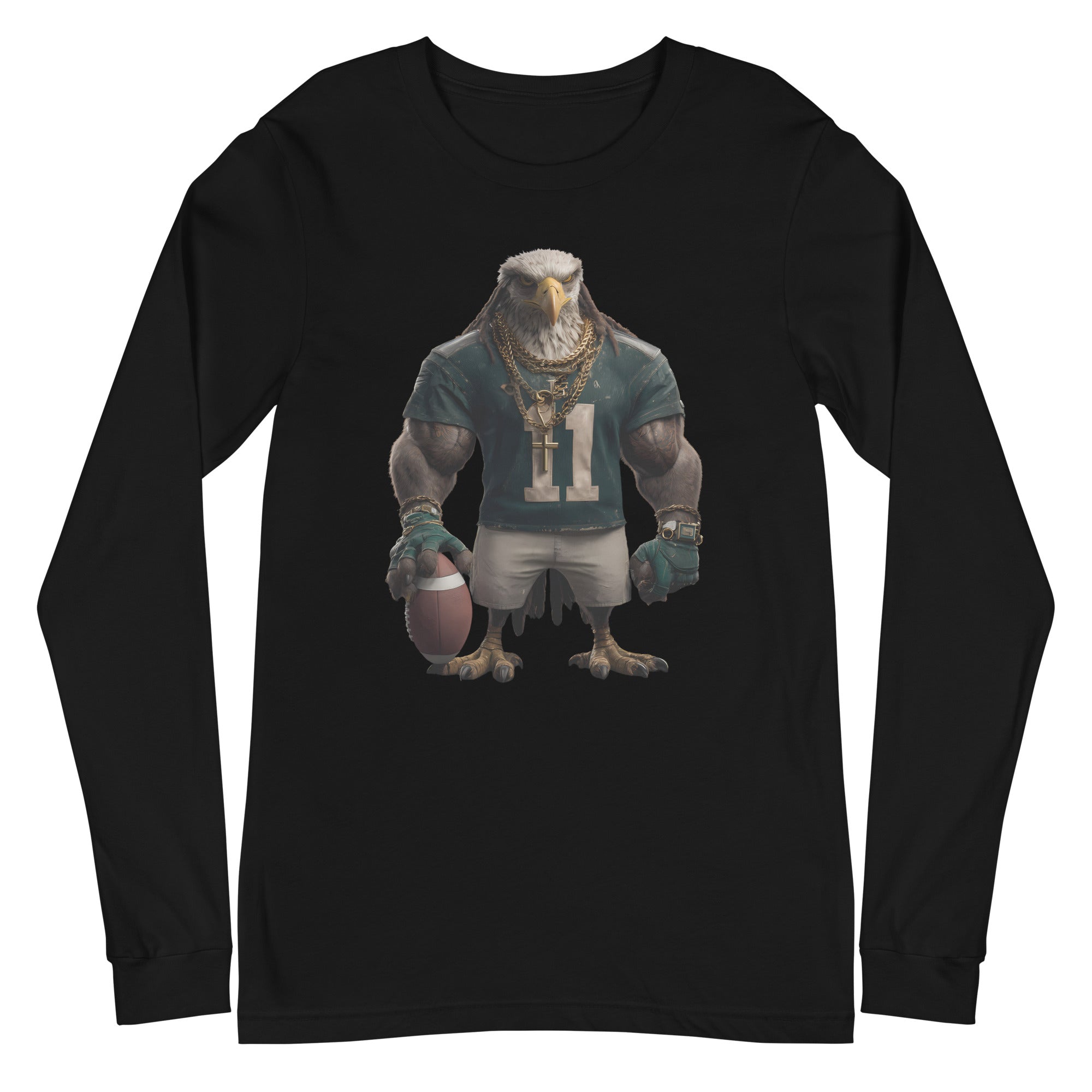 Eagle 8 M Unisex Long Sleeve Tee Black
