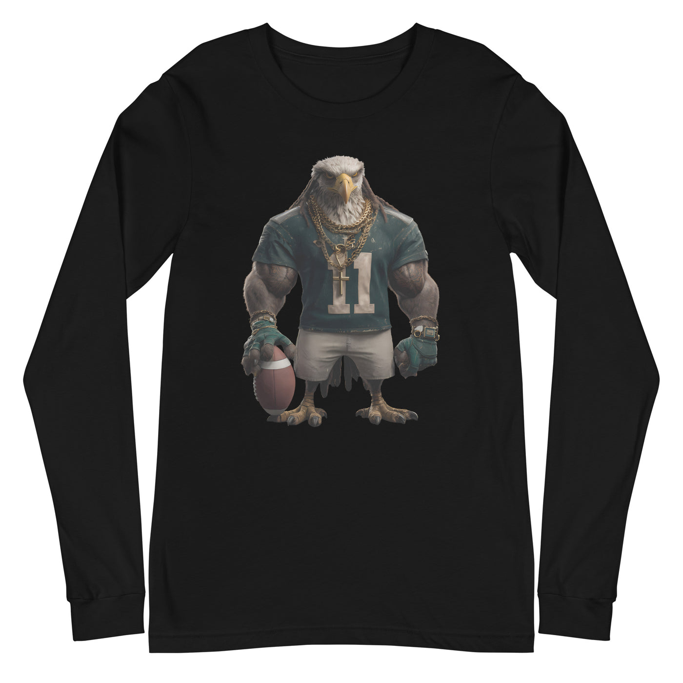 Eagle 8 M Unisex Long Sleeve Tee Black