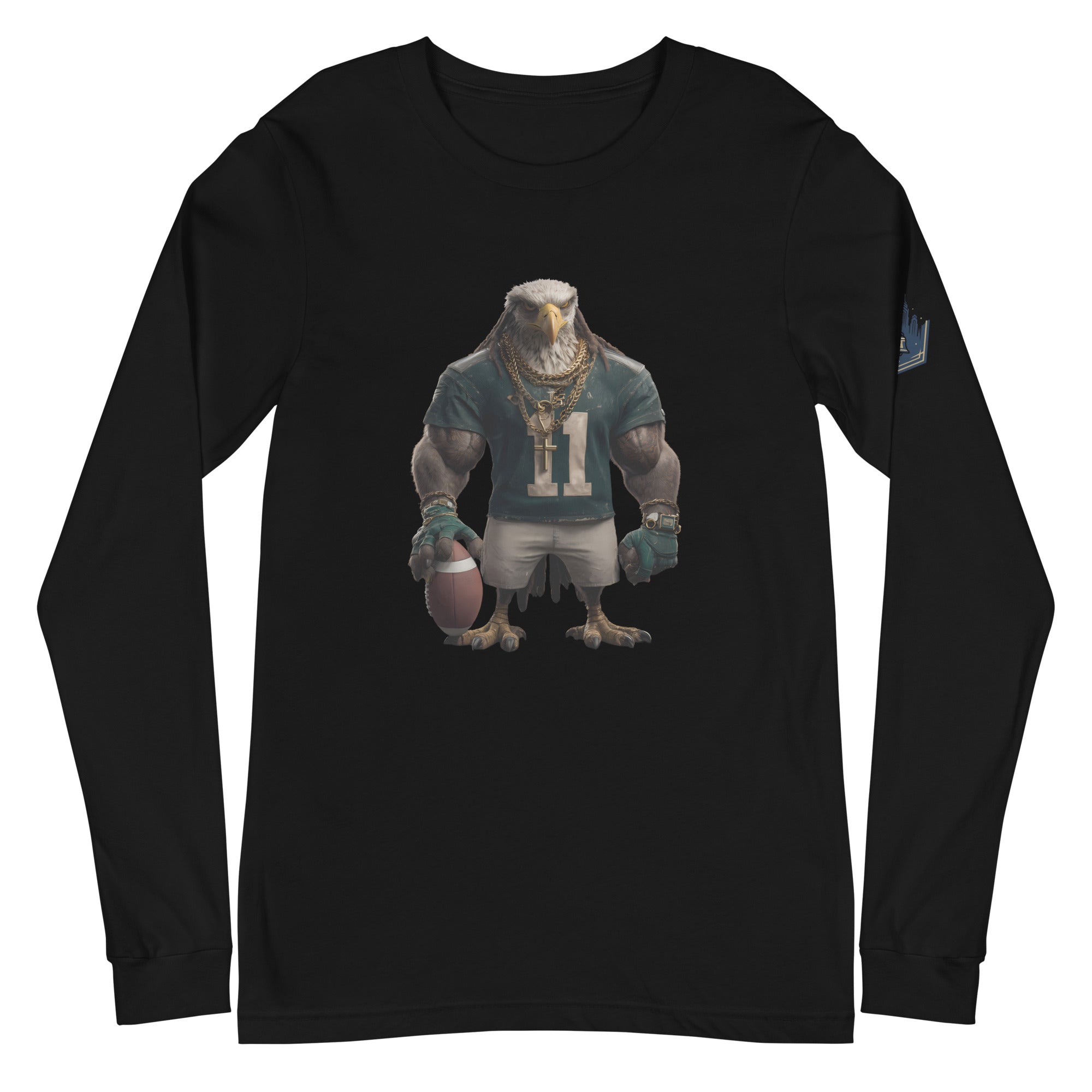 Eagle 8 W Unisex Long Sleeve Tee Black