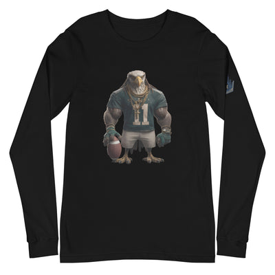 Eagle 8 W Unisex Long Sleeve Tee Black