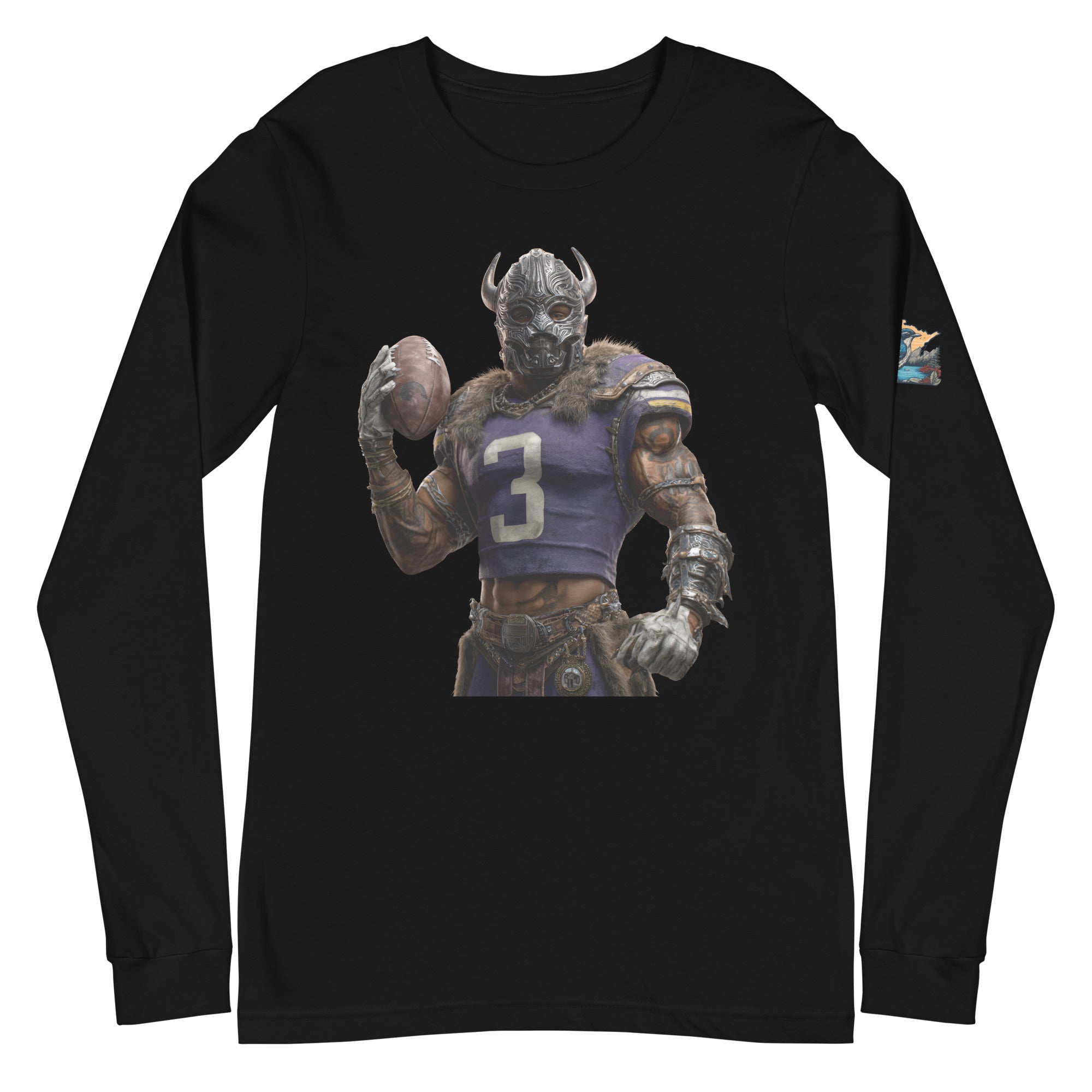 Viking 7 M Unisex Long Sleeve Tee Black