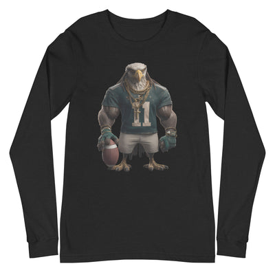 Eagle 8 M Unisex Long Sleeve Tee Black Heather