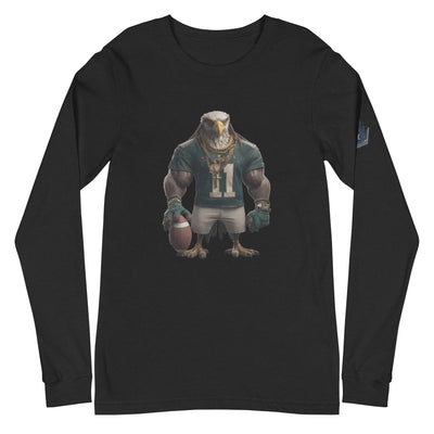 Eagle 8 W Unisex Long Sleeve Tee Black Heather
