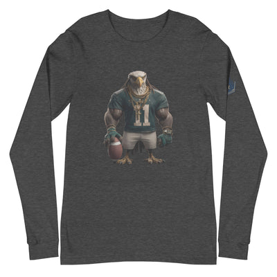 Eagle 8 W Unisex Long Sleeve Tee Dark Grey Heather