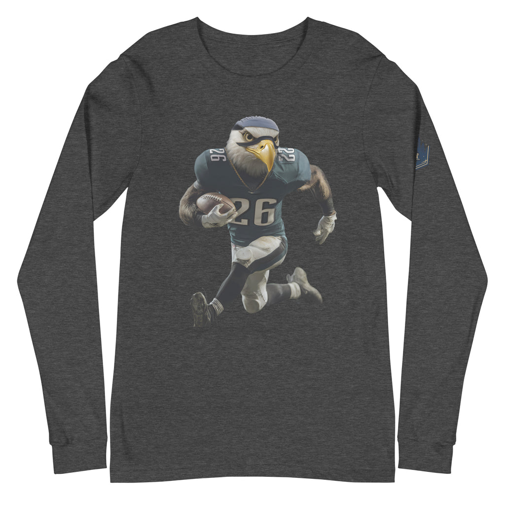 Eagle 11 M Unisex Long Sleeve Tee Dark Grey Heather