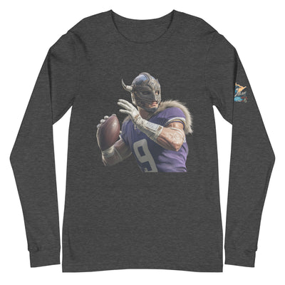 Viking 1 M Unisex Long Sleeve Tee Dark Grey Heather