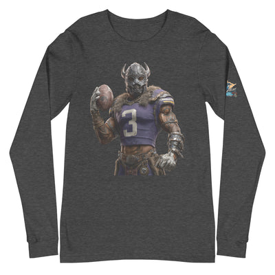 Viking 7 M Unisex Long Sleeve Tee Dark Grey Heather