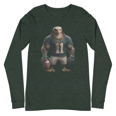 Eagle 8 M Unisex Long Sleeve Tee Heather Forest