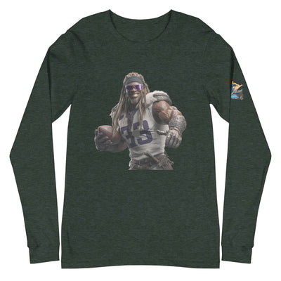 Viking 8 M Unisex Long Sleeve Tee Heather Forest