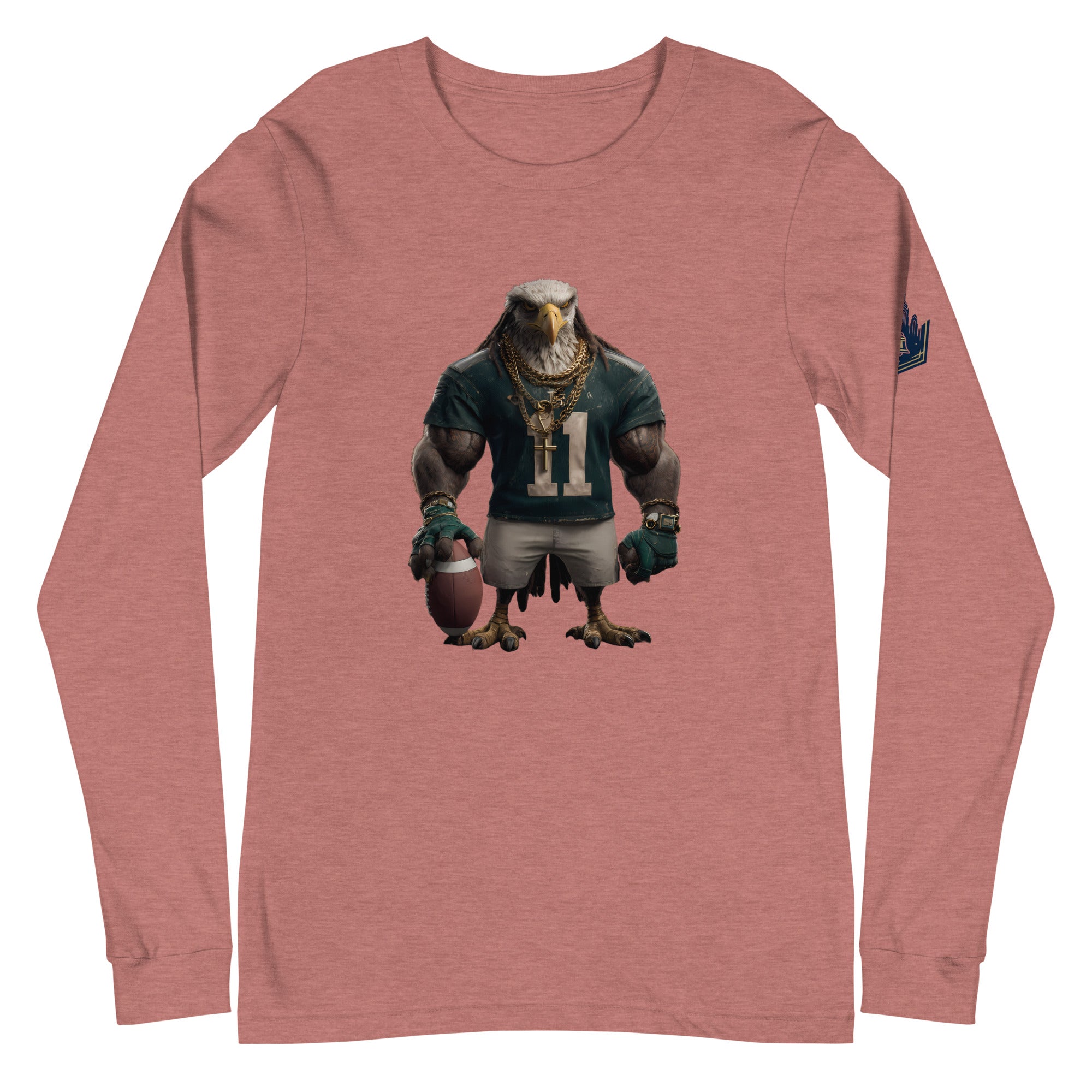 Eagle 8 W Unisex Long Sleeve Tee Heather Mauve