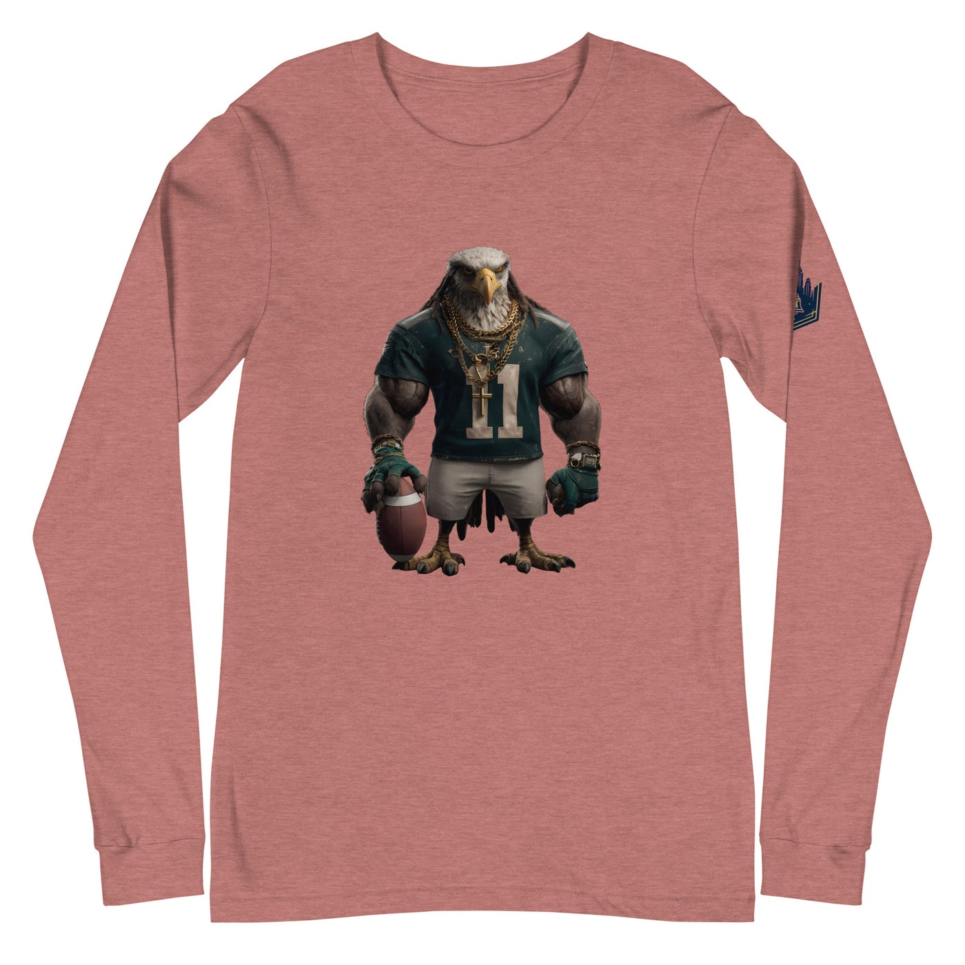 Eagle 8 W Unisex Long Sleeve Tee Heather Mauve