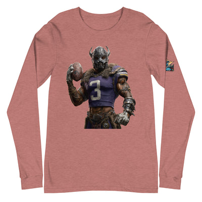 Viking 7 M Unisex Long Sleeve Tee Heather Mauve