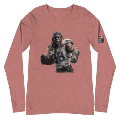 Viking 8 M Unisex Long Sleeve Tee Heather Mauve