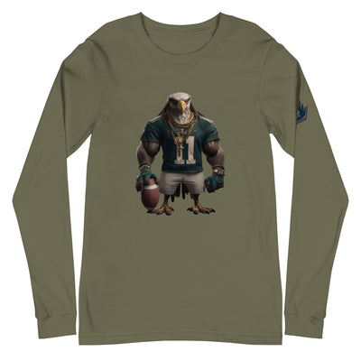 Eagle 8 W Unisex Long Sleeve Tee Military Green