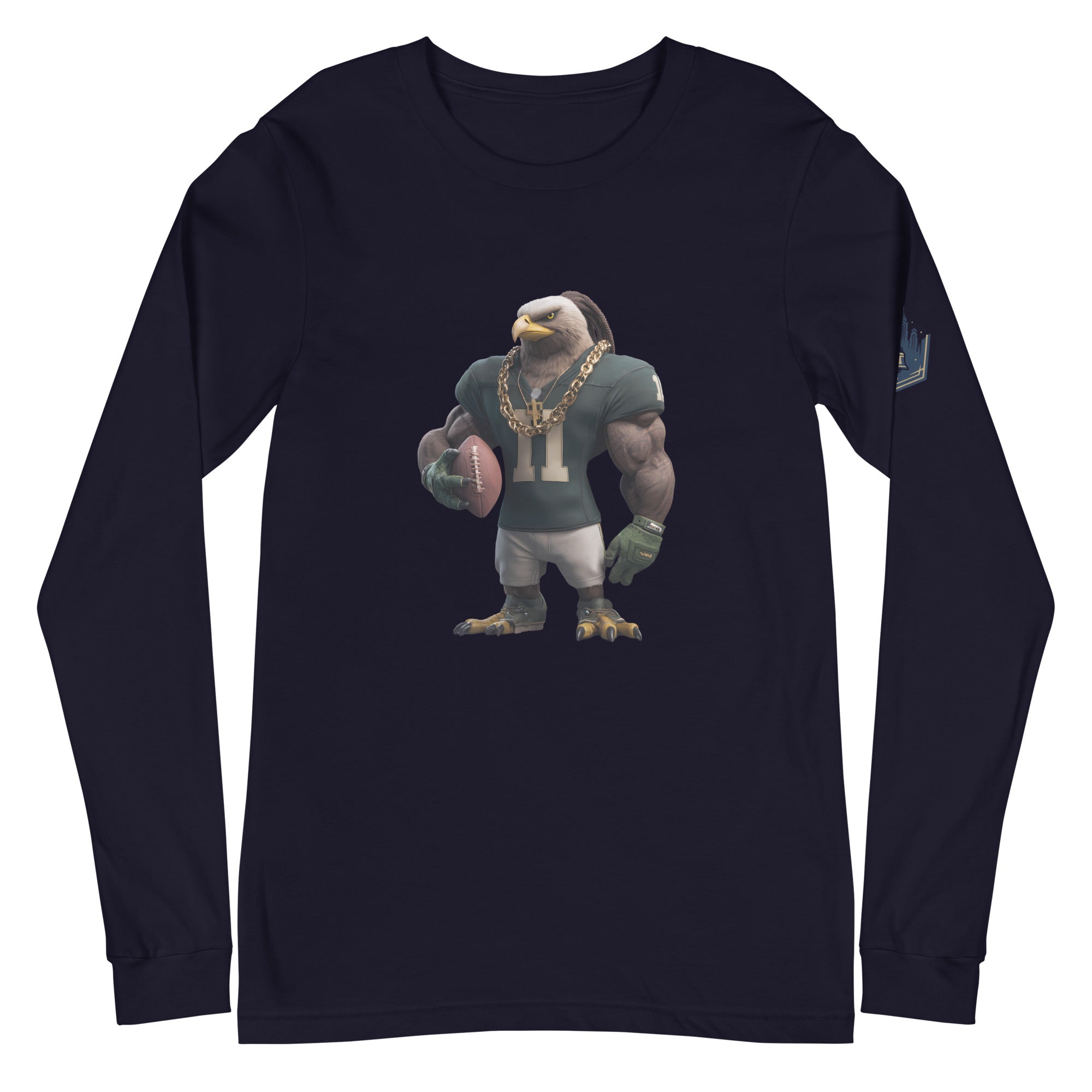 Eagle 5 W Unisex Long Sleeve Tee Navy