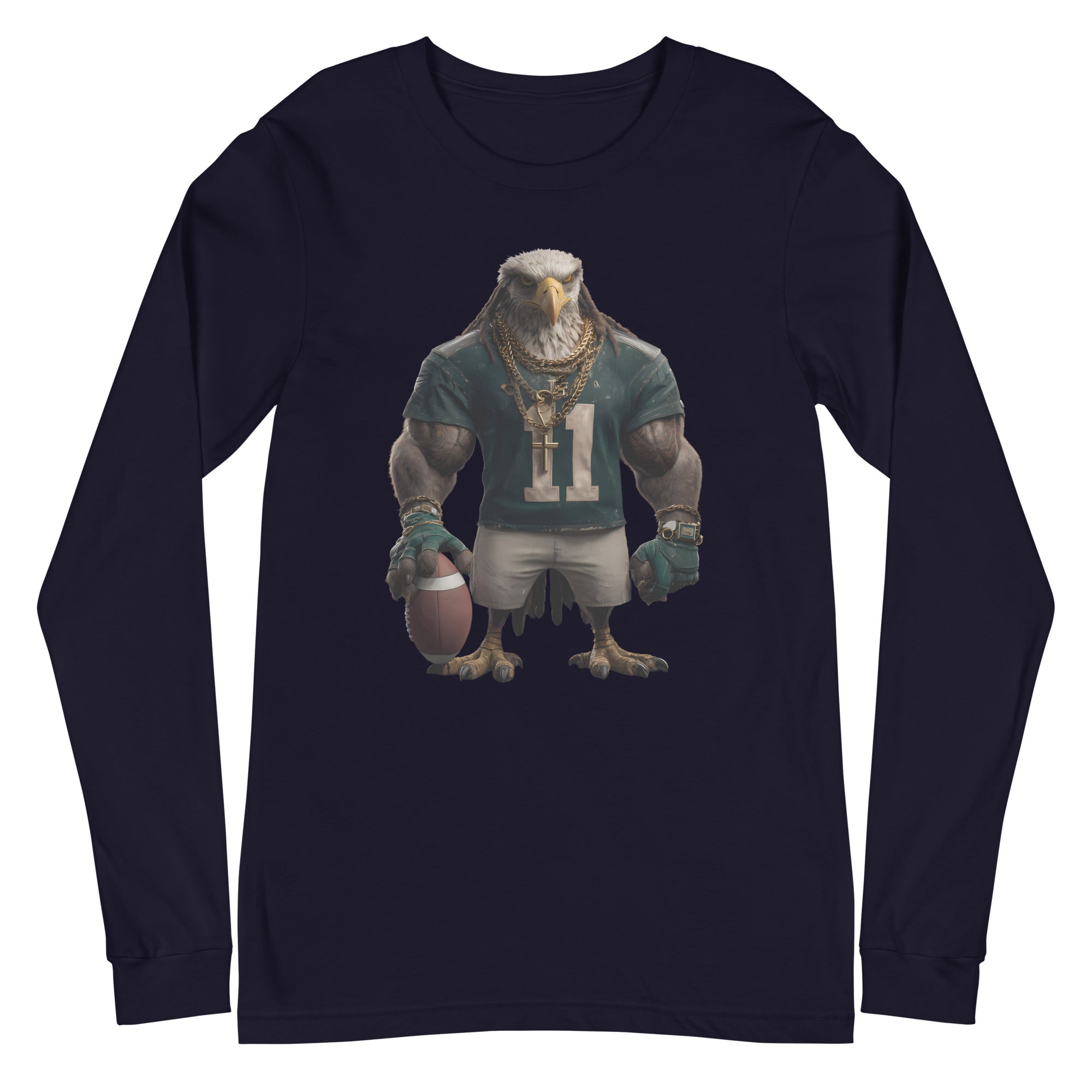 Eagle 8 M Unisex Long Sleeve Tee Navy