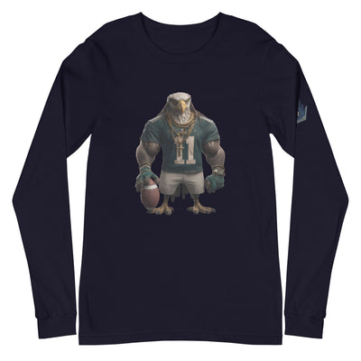 Eagle 8 W Unisex Long Sleeve Tee Navy