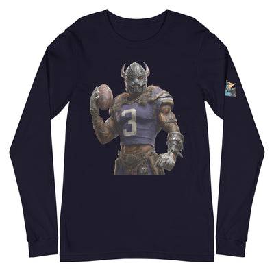 Viking 7 M Unisex Long Sleeve Tee Navy