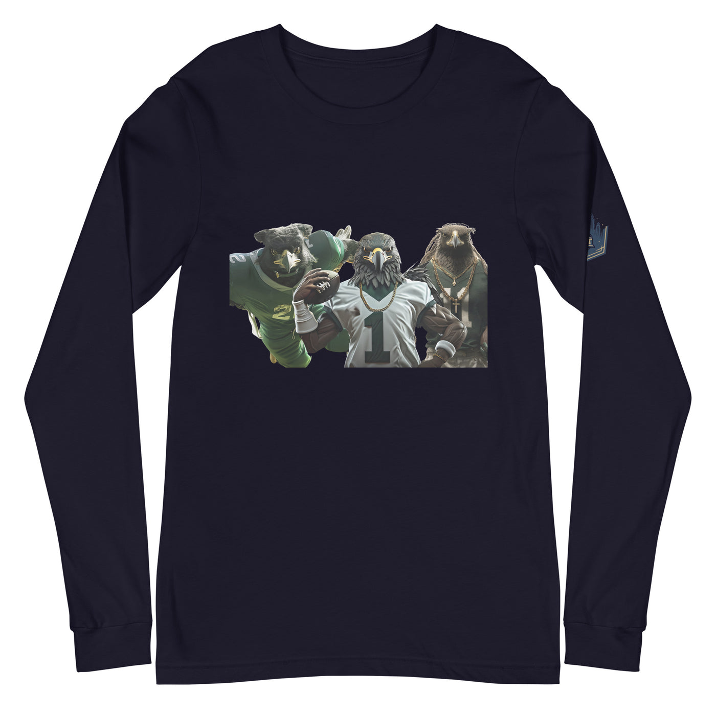 Eagle 13 M Unisex Long Sleeve Tee Navy