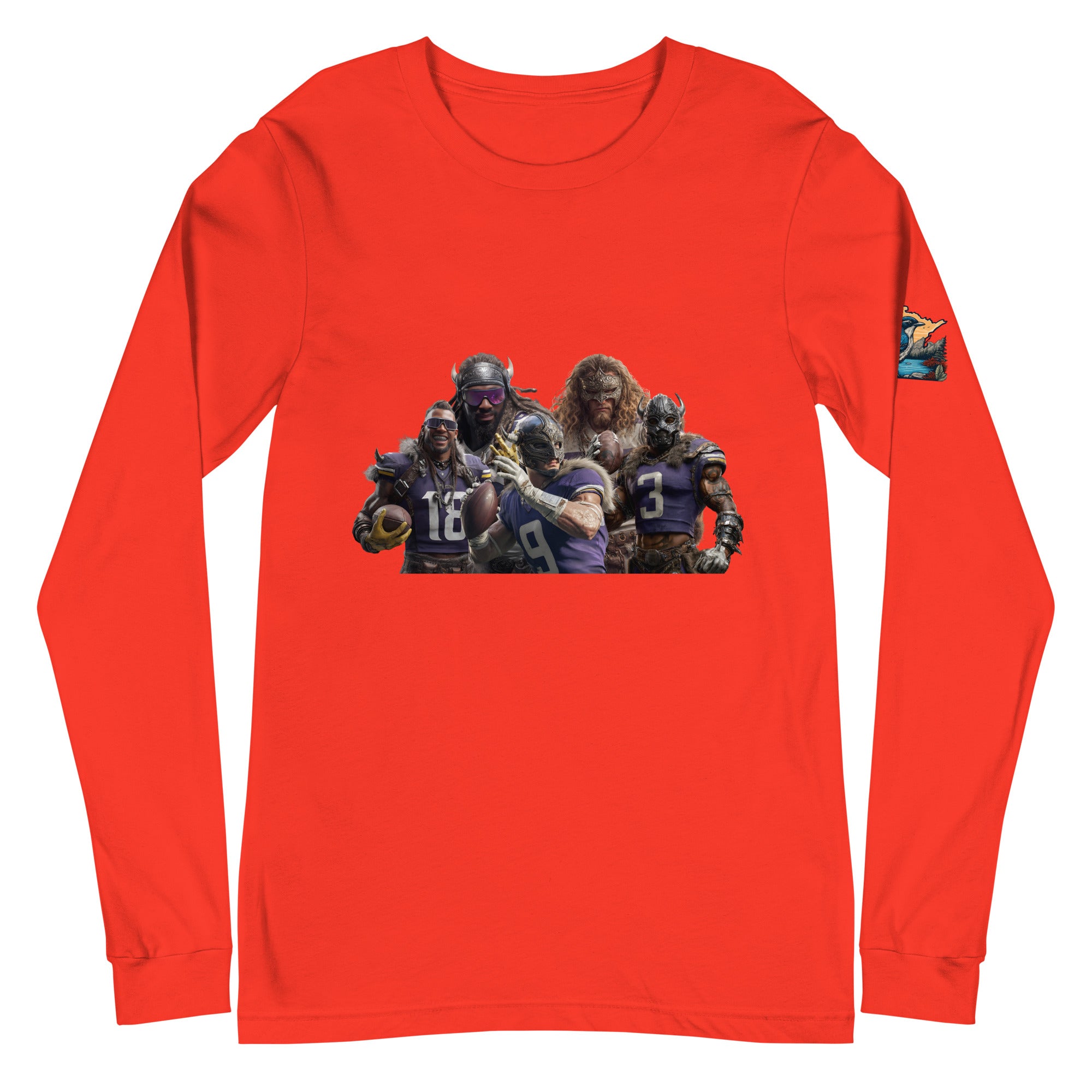 Viking 11 m Unisex Long Sleeve Tee Poppy