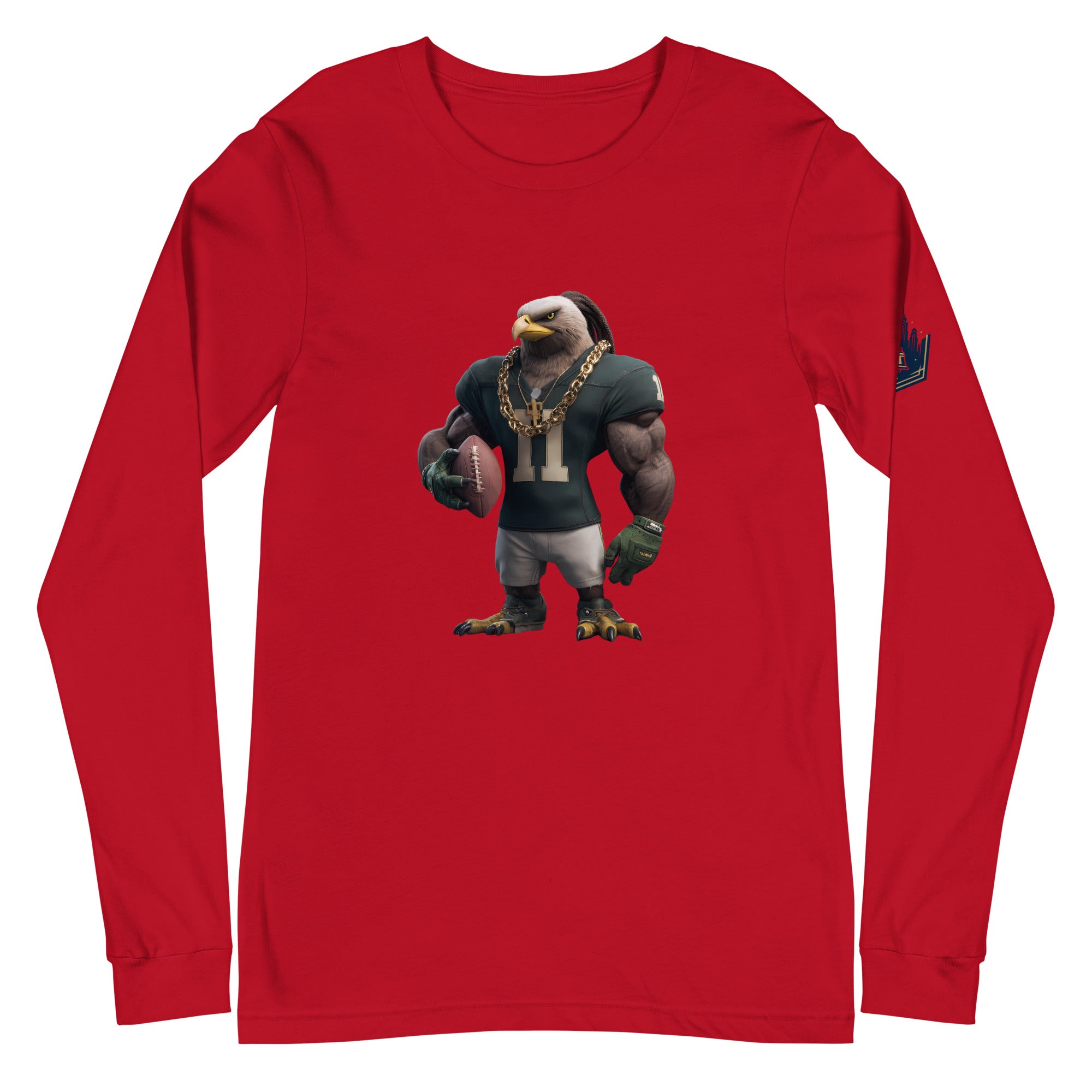 Eagle 5 W Unisex Long Sleeve Tee Red