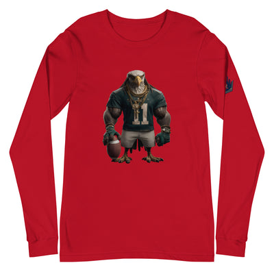 Eagle 8 W Unisex Long Sleeve Tee Red