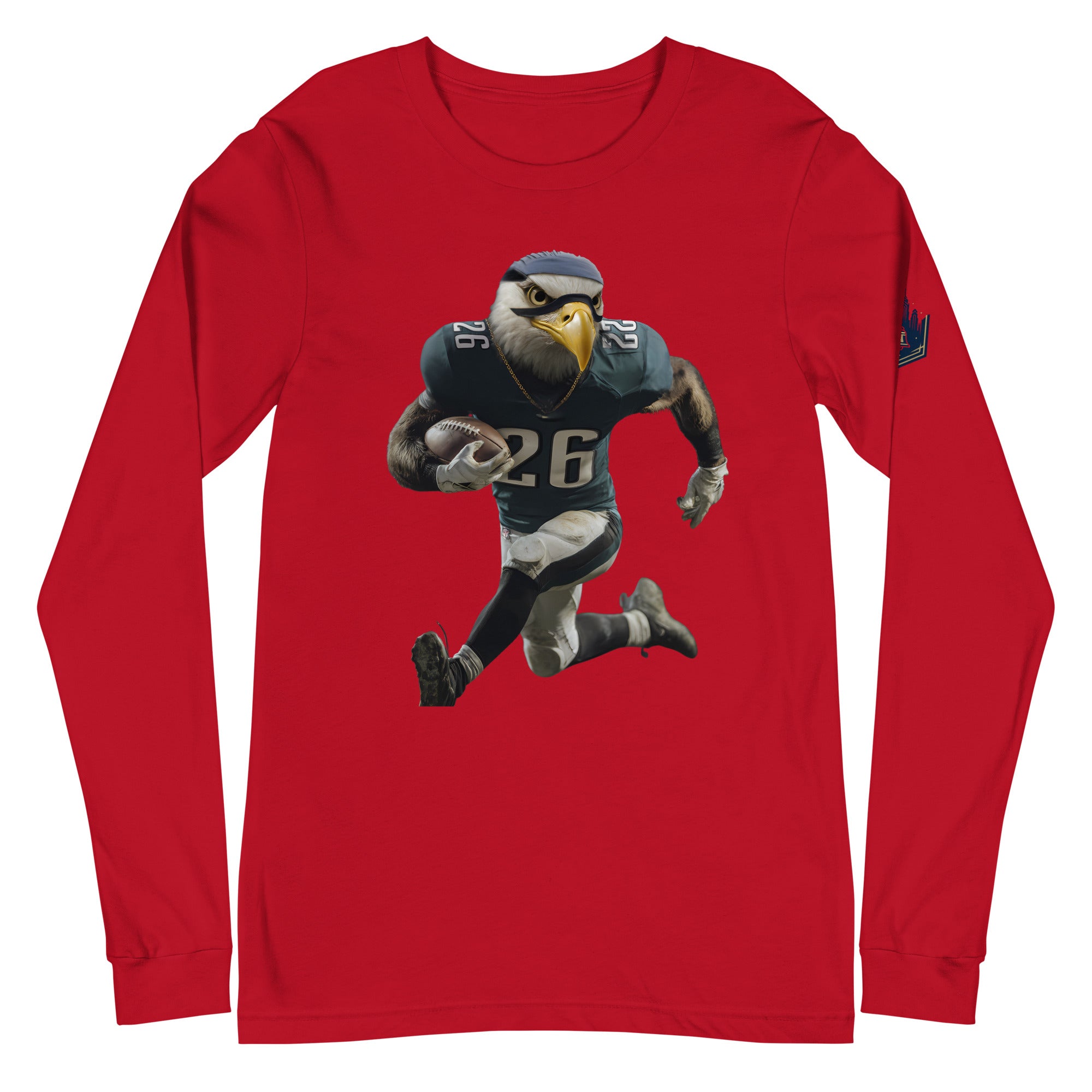 Eagle 11 M Unisex Long Sleeve Tee Red