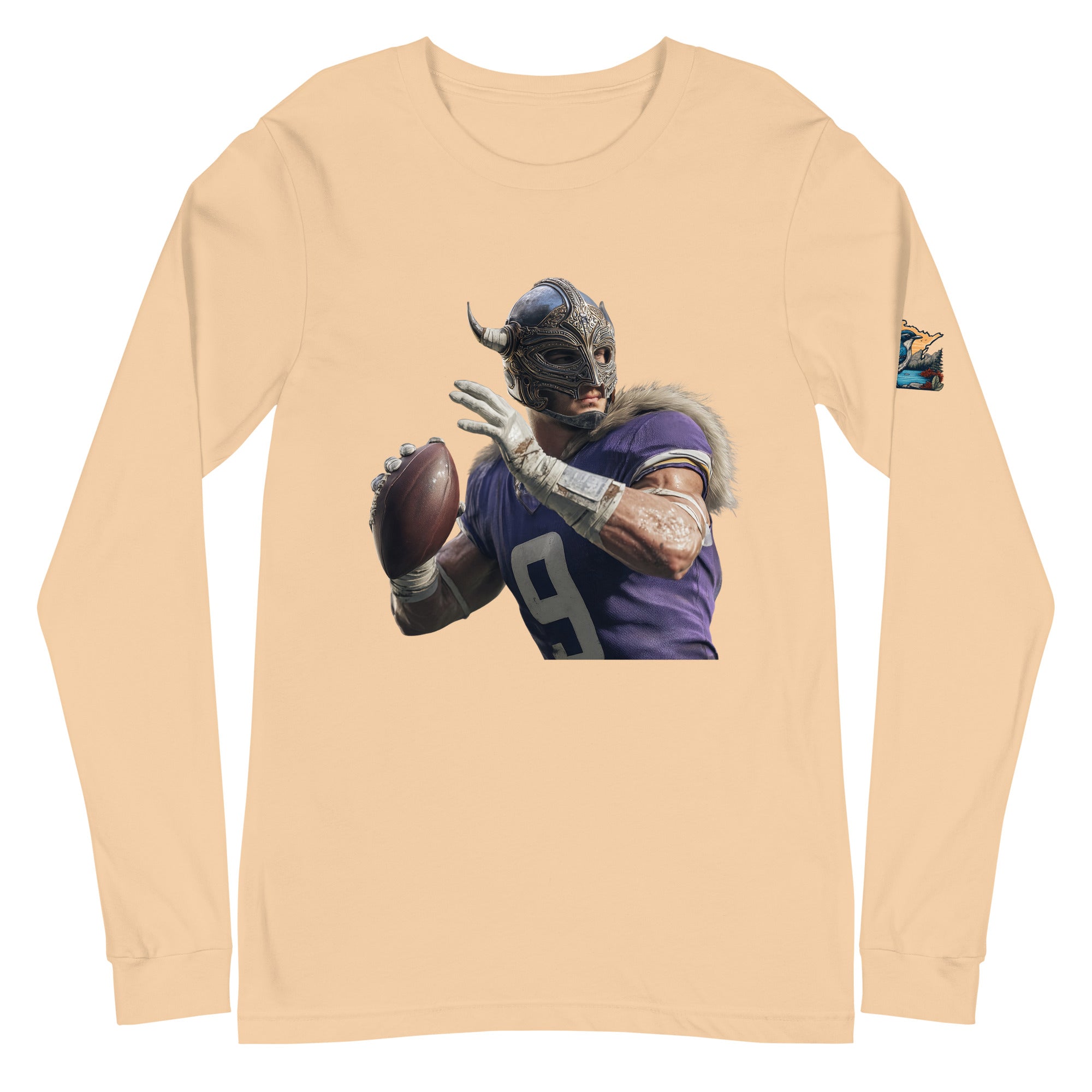 Viking 1 W Unisex Long Sleeve Tee Sand Dune