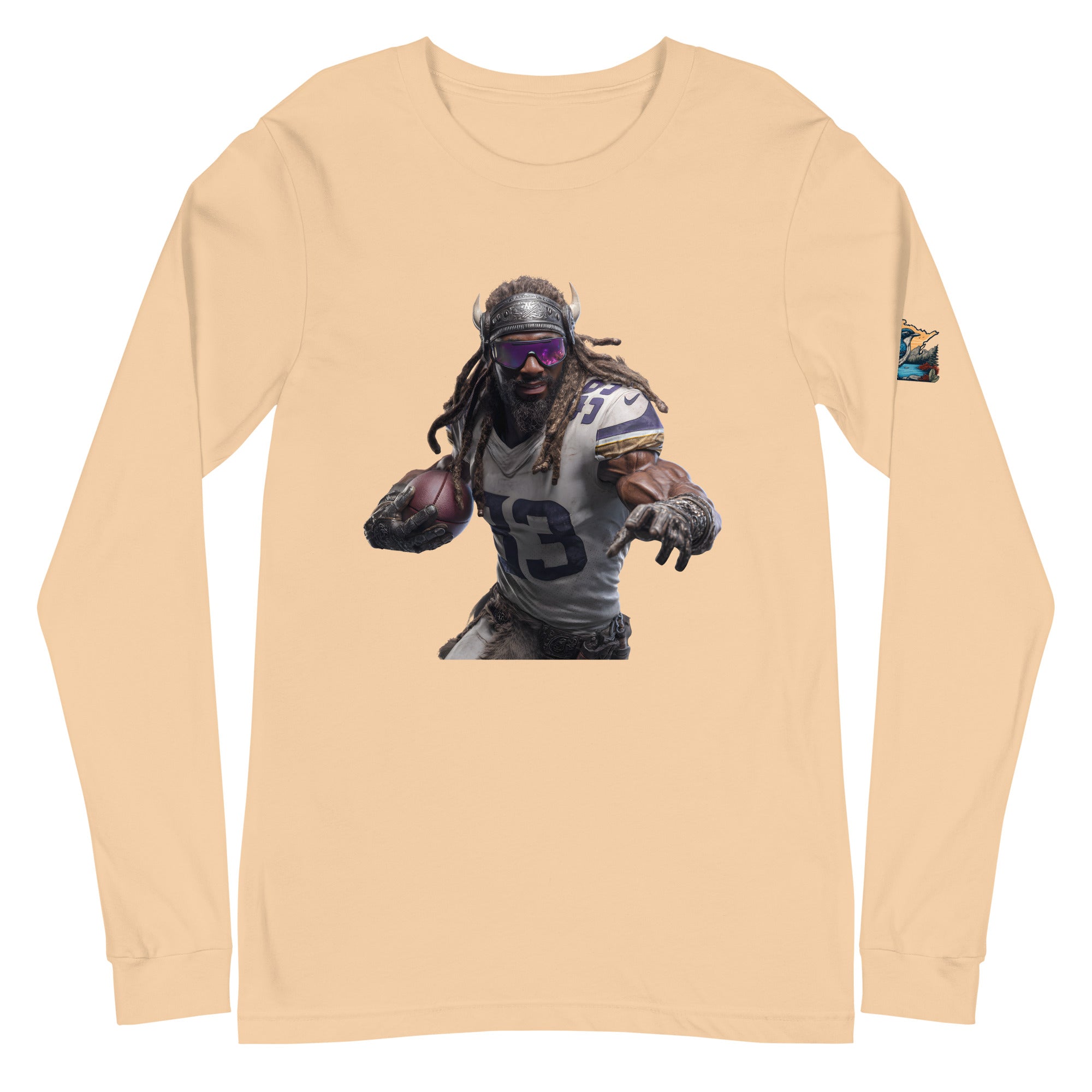 Viking 3 M Unisex Long Sleeve Tee Sand Dune