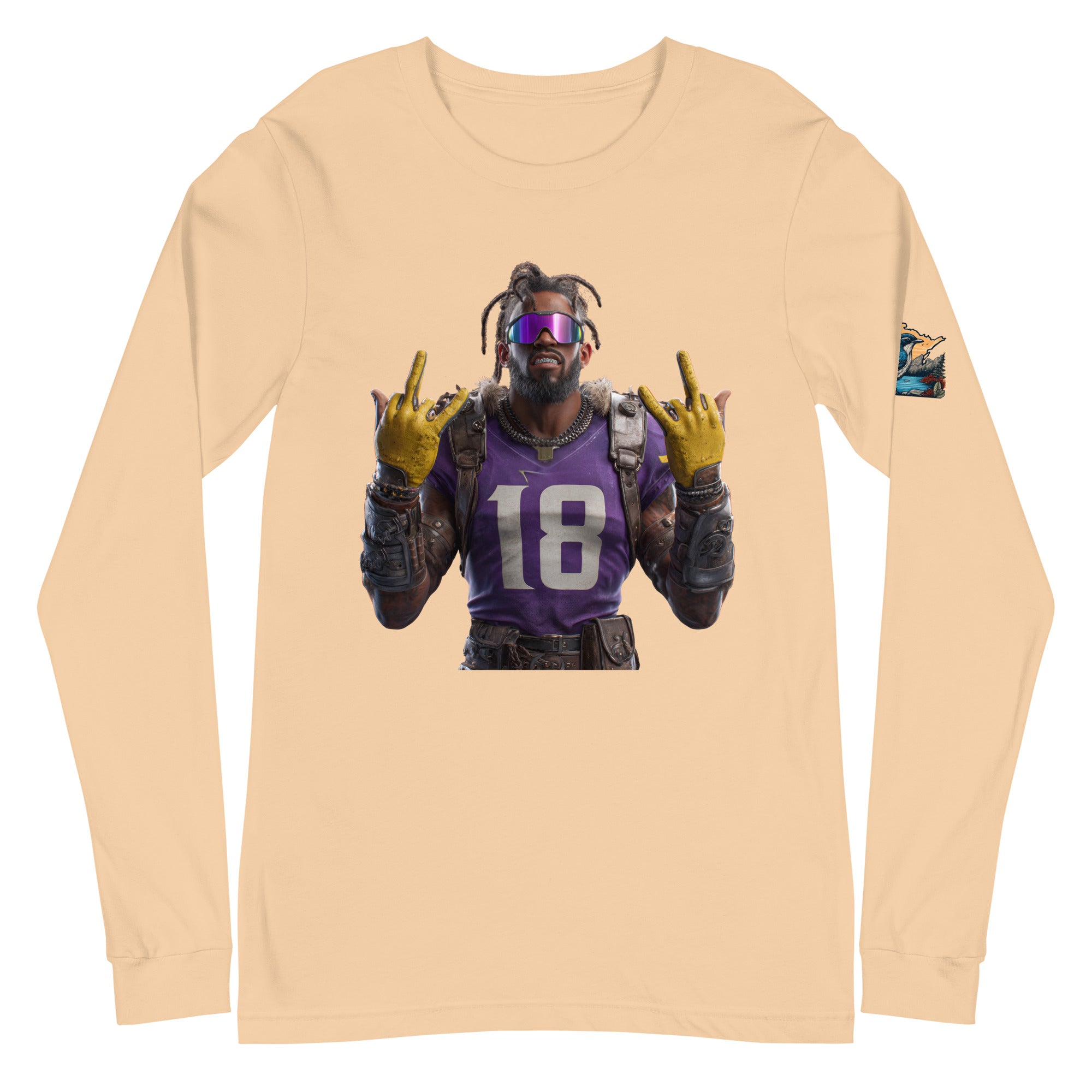 Viking 4 M Unisex Long Sleeve Tee Sand Dune