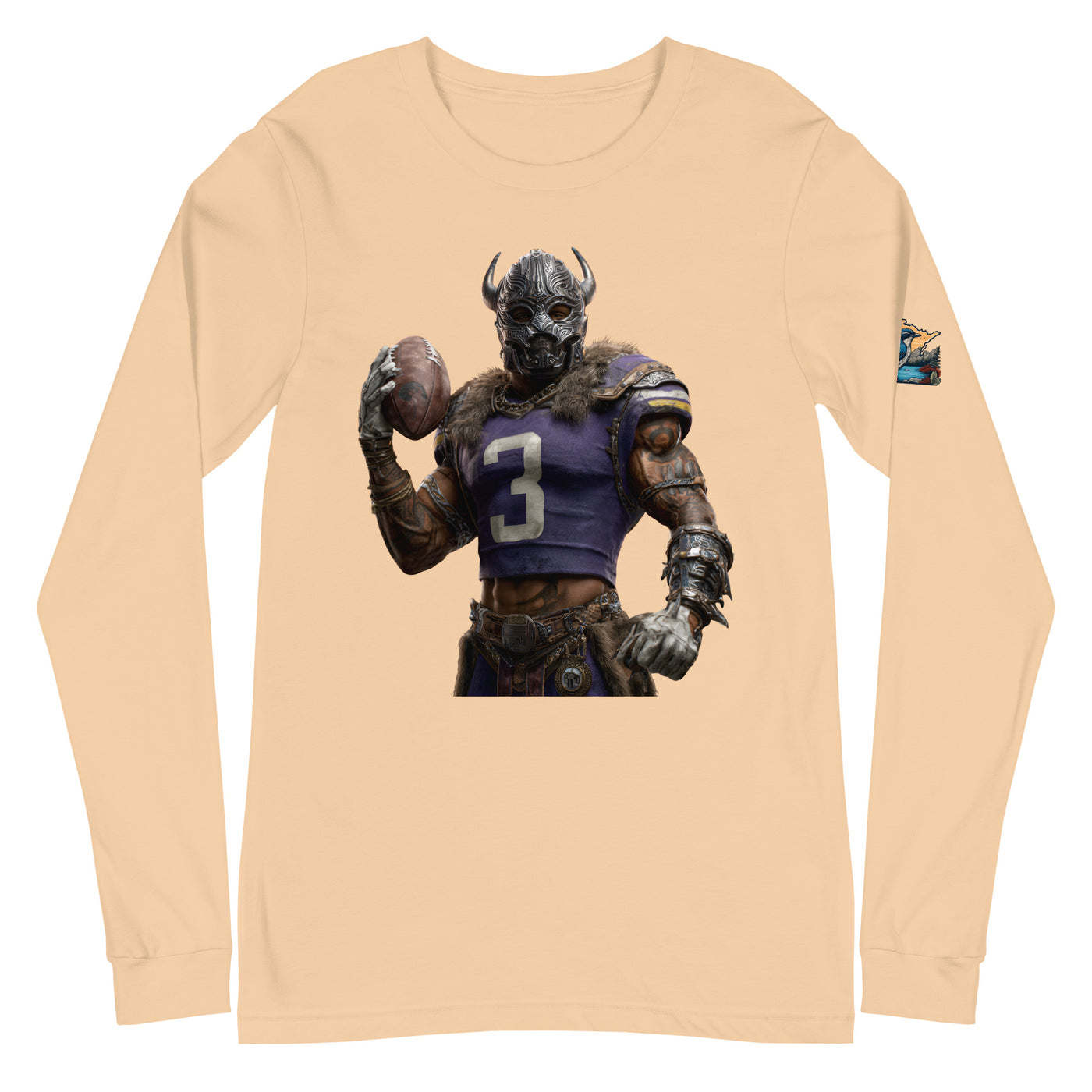 Viking 7 M Unisex Long Sleeve Tee Sand Dune