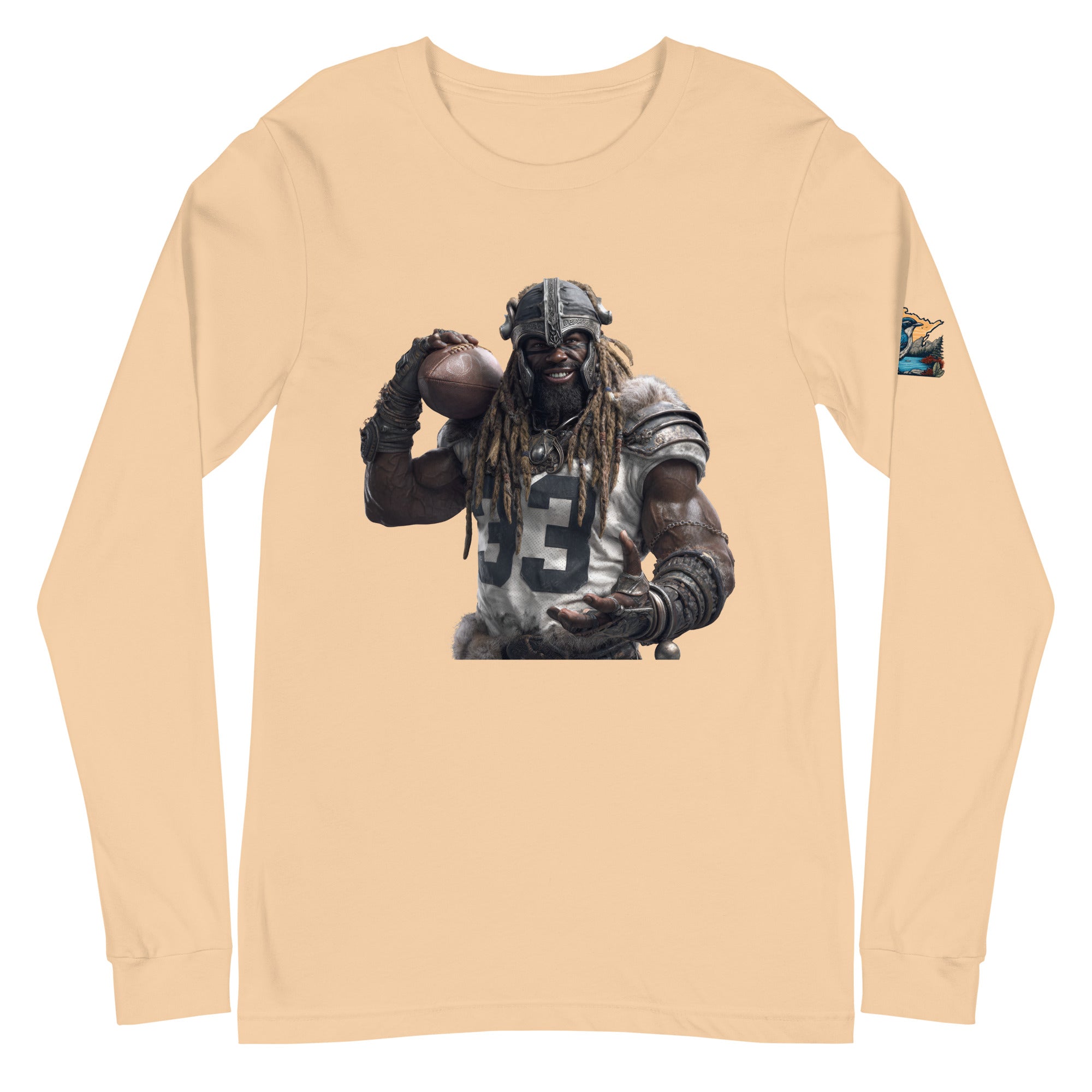 Viking 9 M Unisex Long Sleeve Tee Sand Dune
