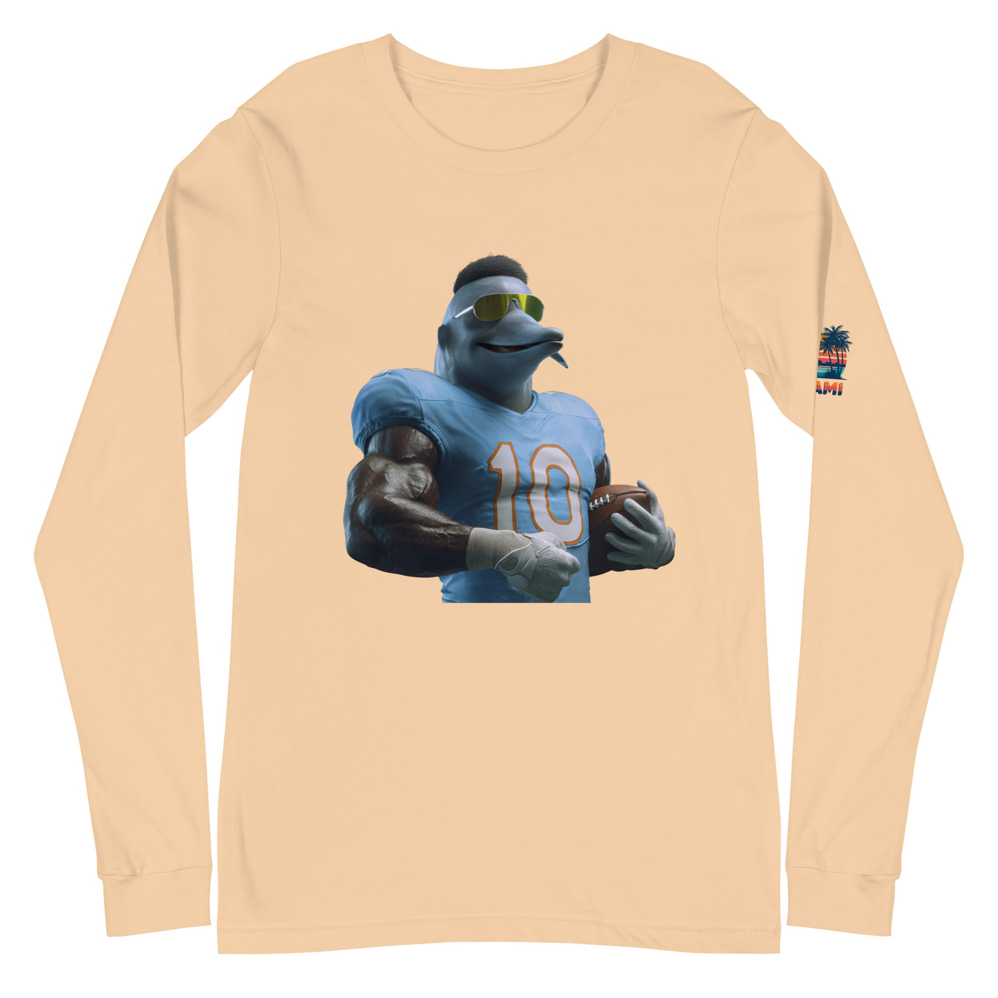 Dolphin 9 M Unisex Long Sleeve Tee Sand Dune