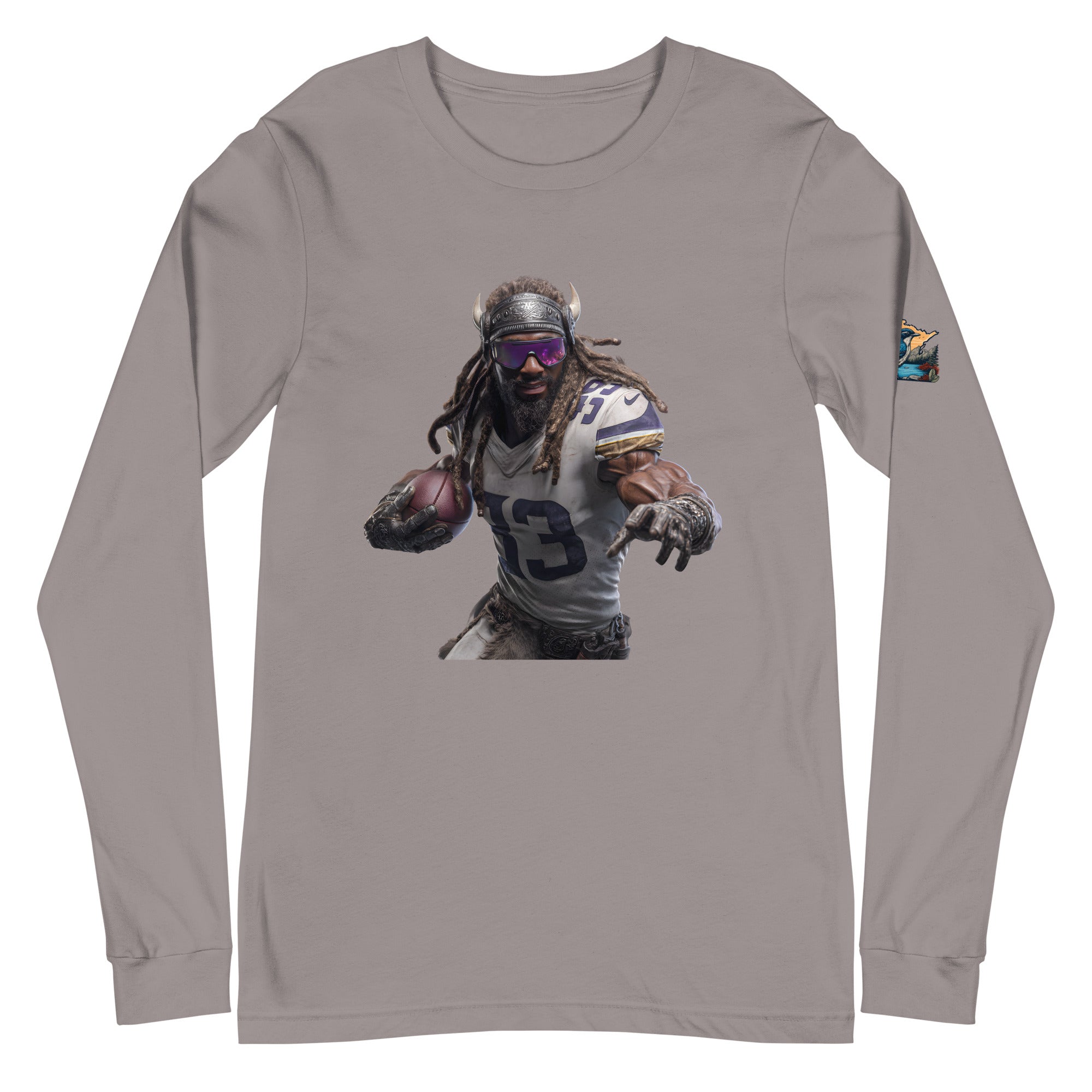 Viking 3 M Unisex Long Sleeve Tee Storm