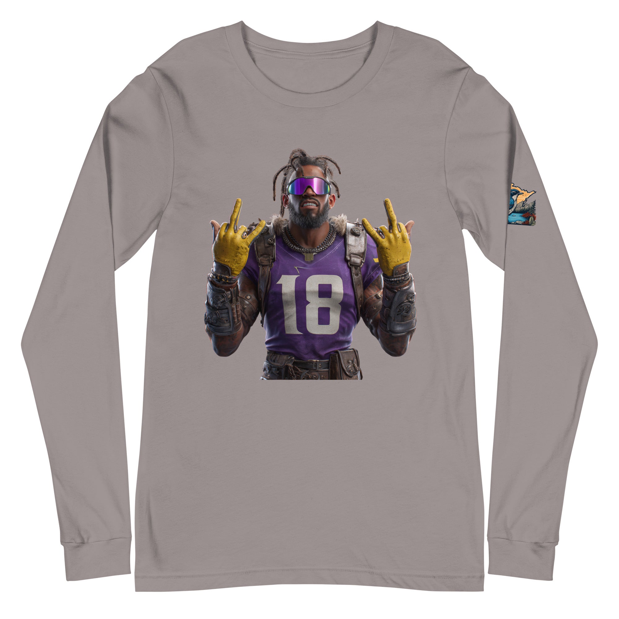 Viking 4 M Unisex Long Sleeve Tee Storm