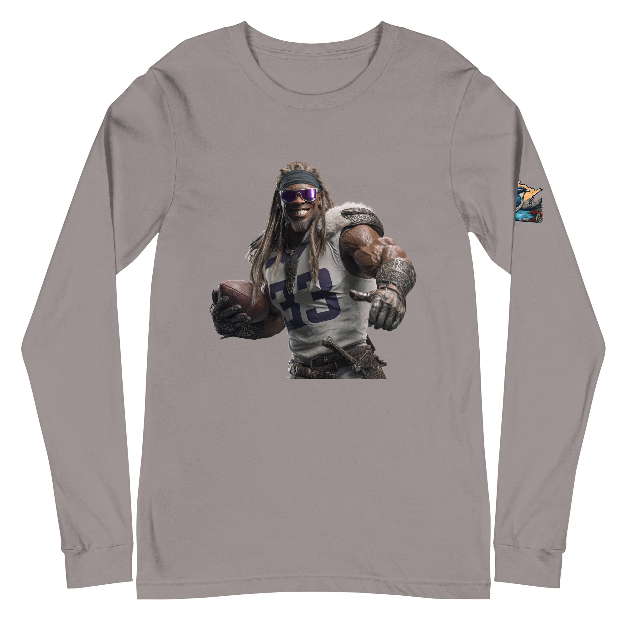 Viking 8 M Unisex Long Sleeve Tee Storm