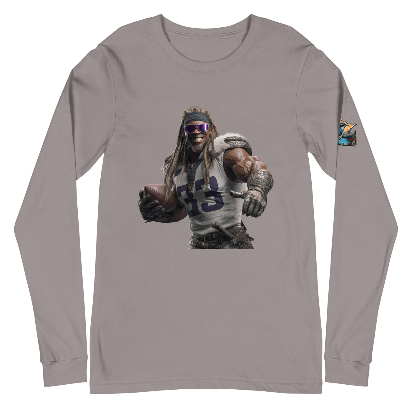 Viking 8 M Unisex Long Sleeve Tee Storm