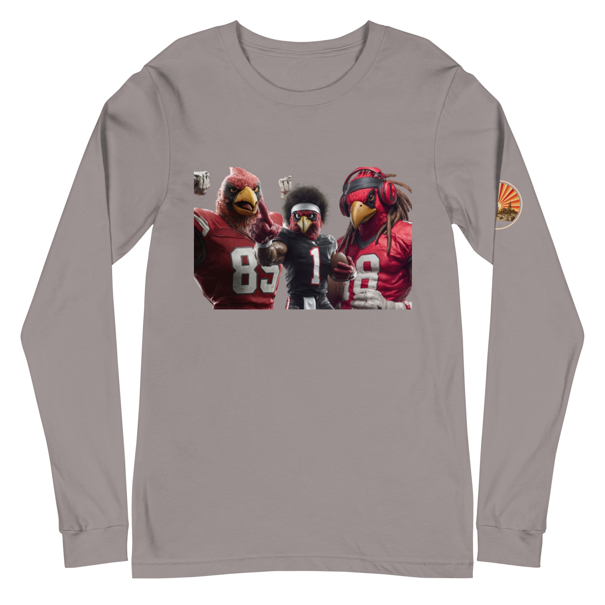 Cardinal 13 M Unisex Long Sleeve Tee Storm