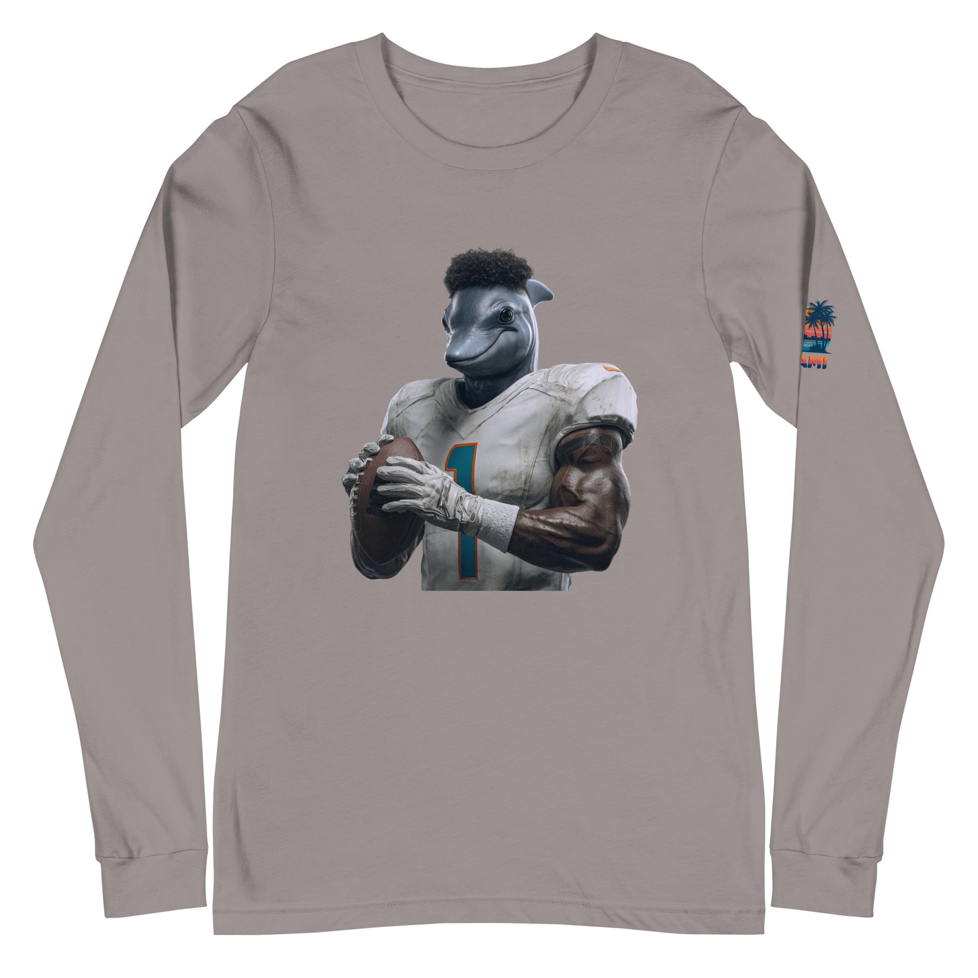 Dolphin 7 M Unisex Long Sleeve Tee Storm