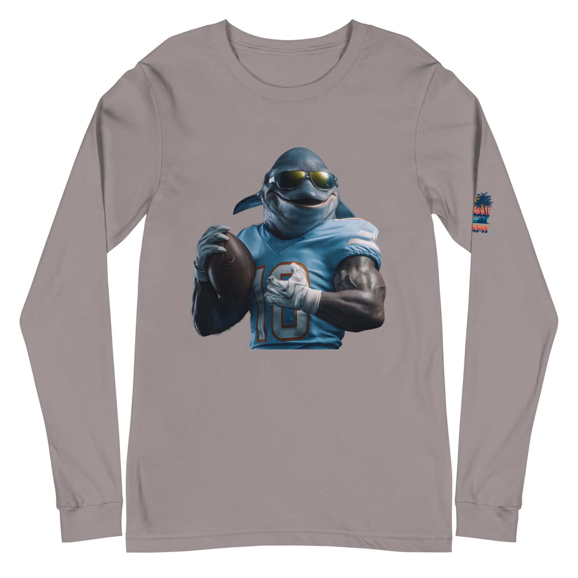 Dolphin 10 M Unisex Long Sleeve Tee Storm