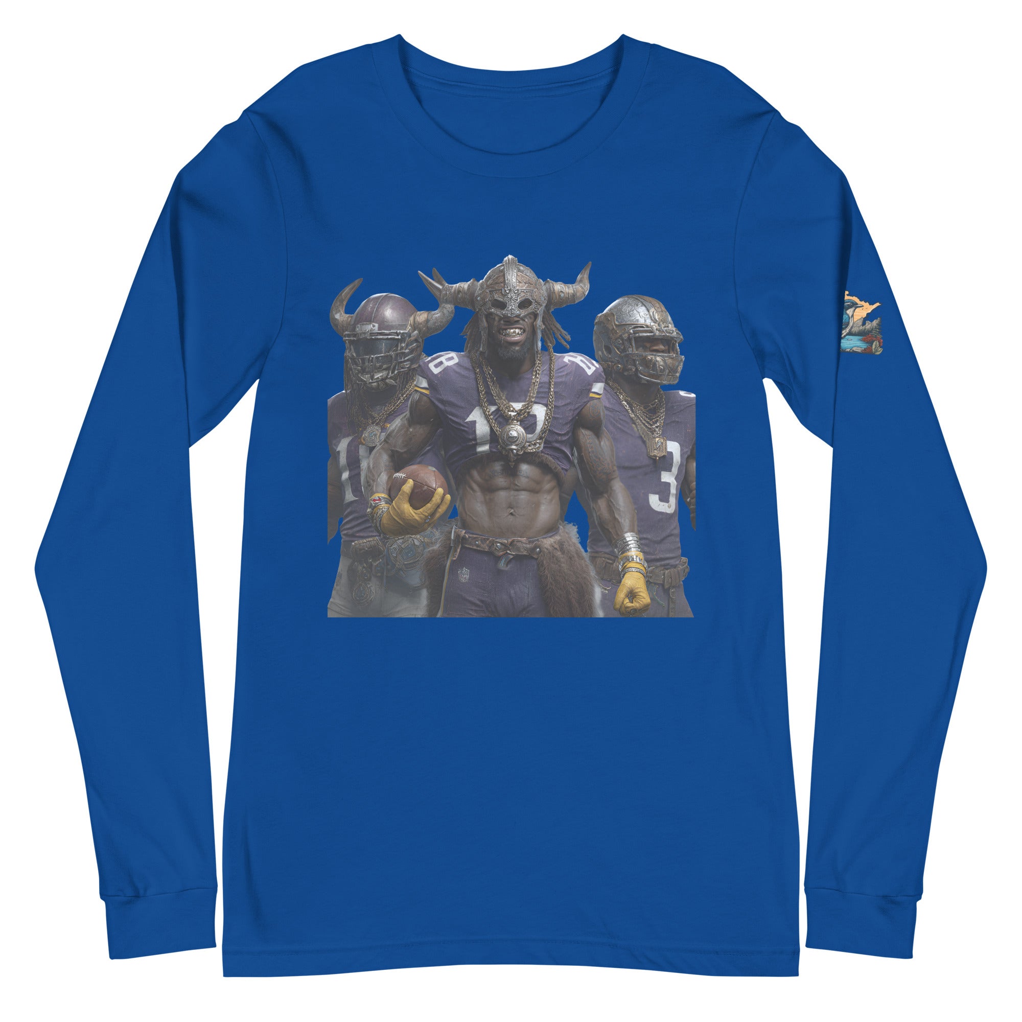 Viking 5 M Unisex Long Sleeve Tee True Royal