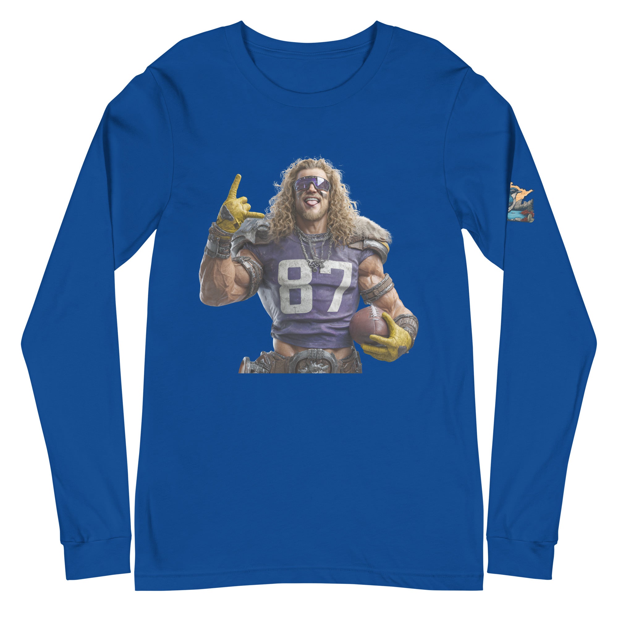 Viking 6 M Unisex Long Sleeve Tee True Royal