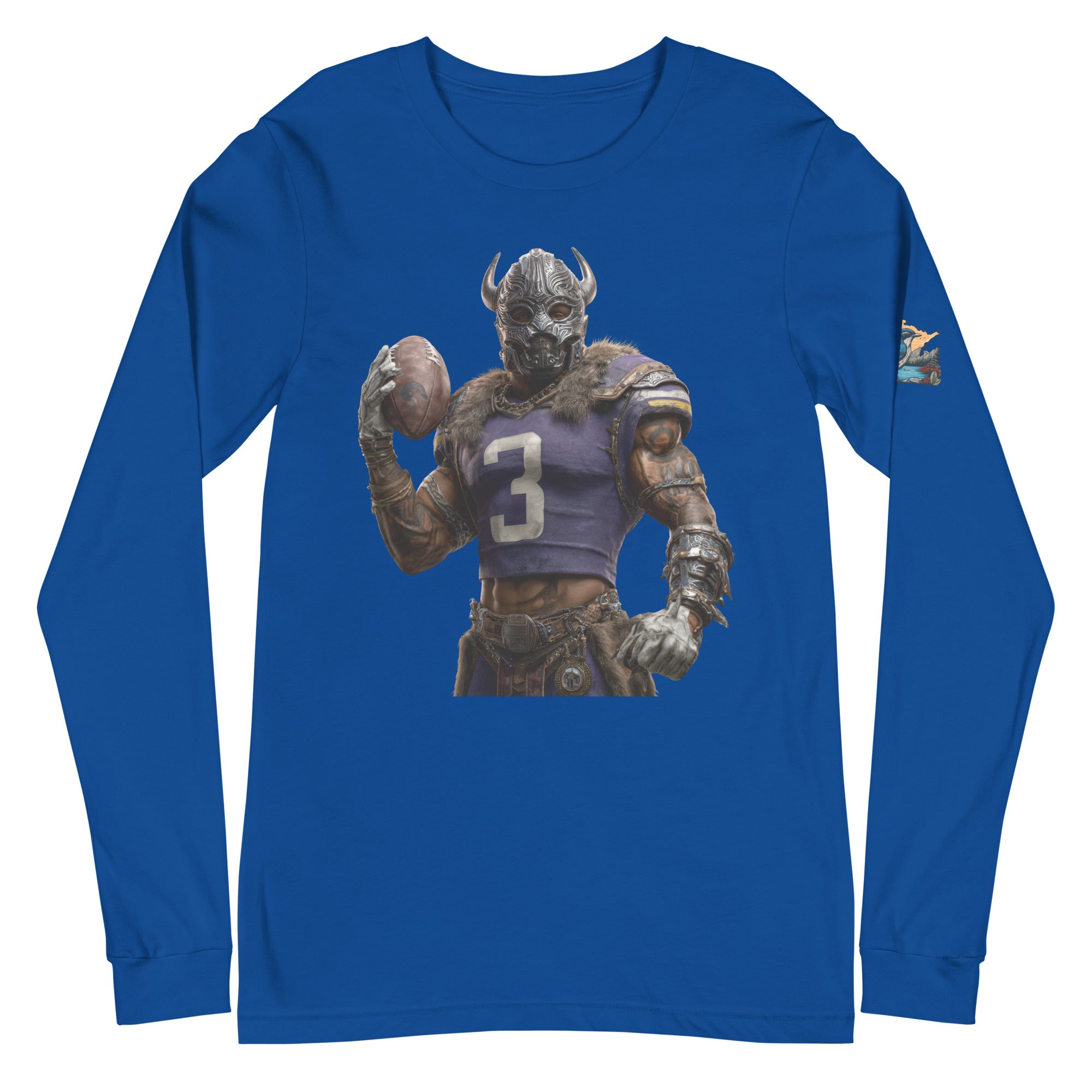 Viking 7 M Unisex Long Sleeve Tee True Royal