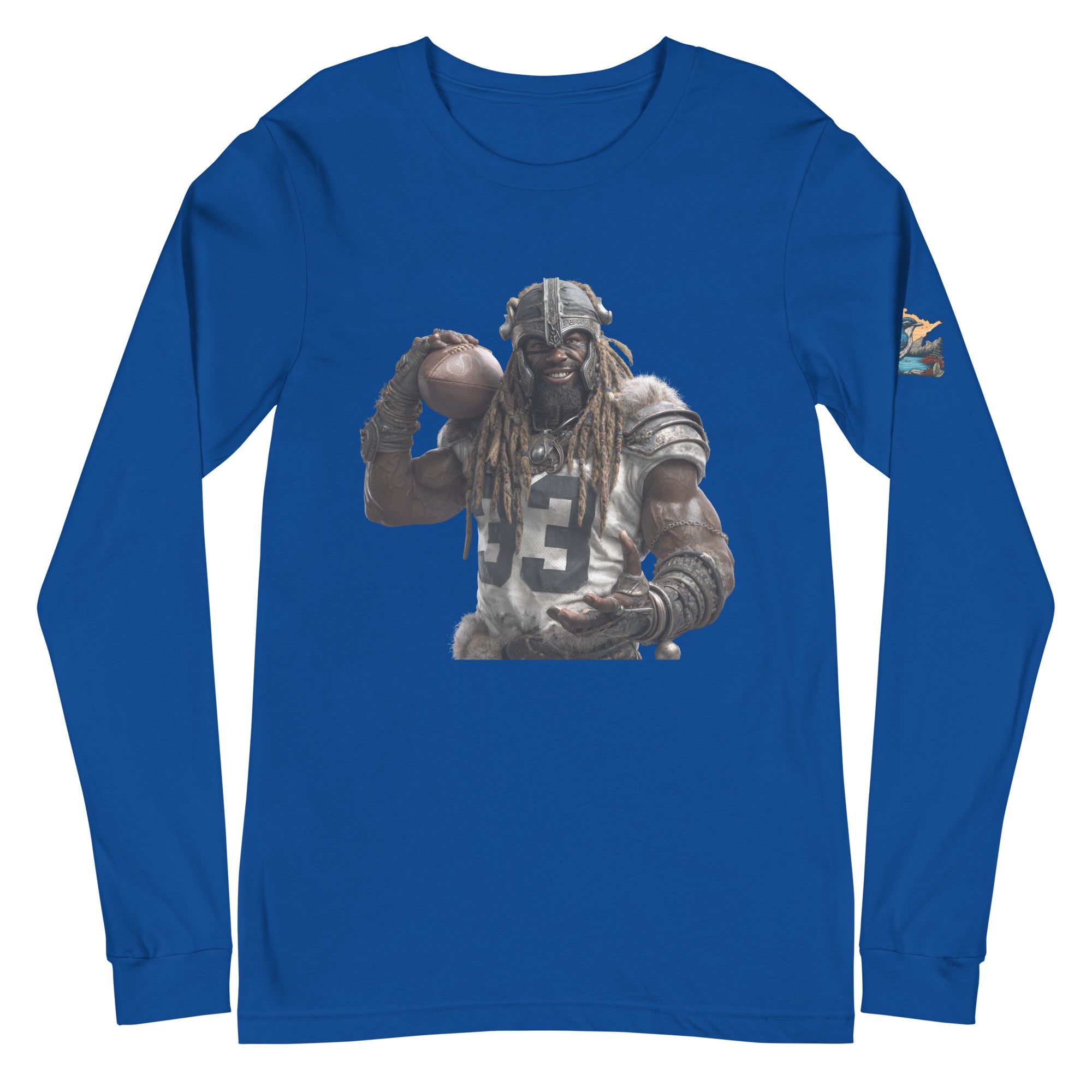 Viking 9 M Unisex Long Sleeve Tee True Royal