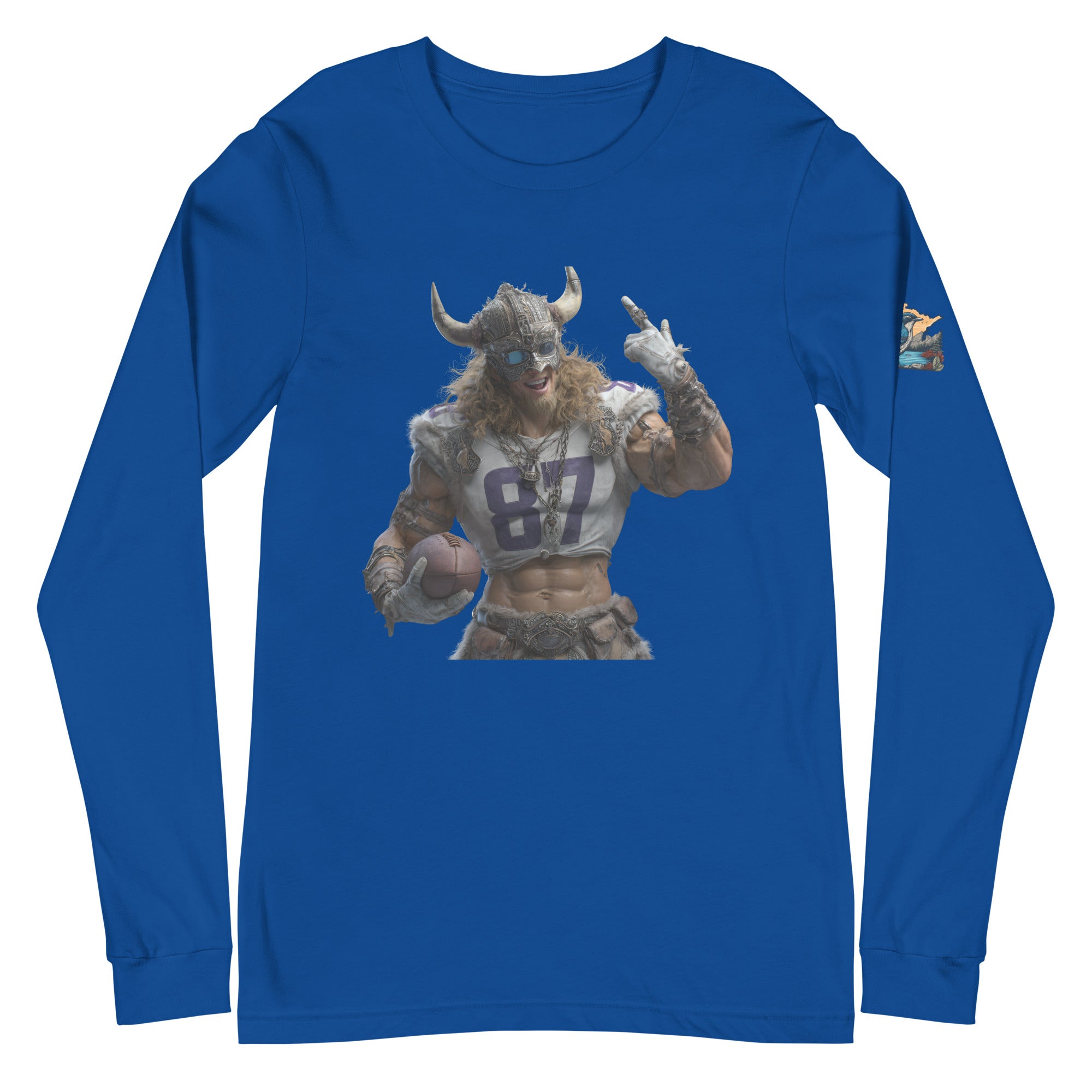 Viking 10 M Unisex Long Sleeve Tee True Royal