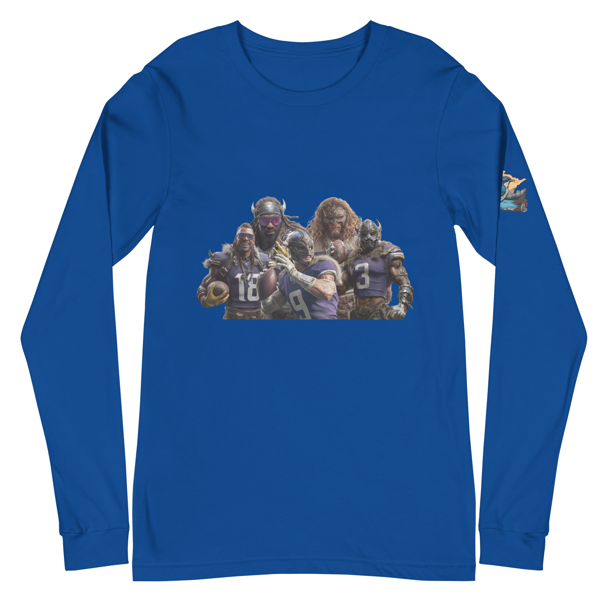 Viking 11 m Unisex Long Sleeve Tee True Royal