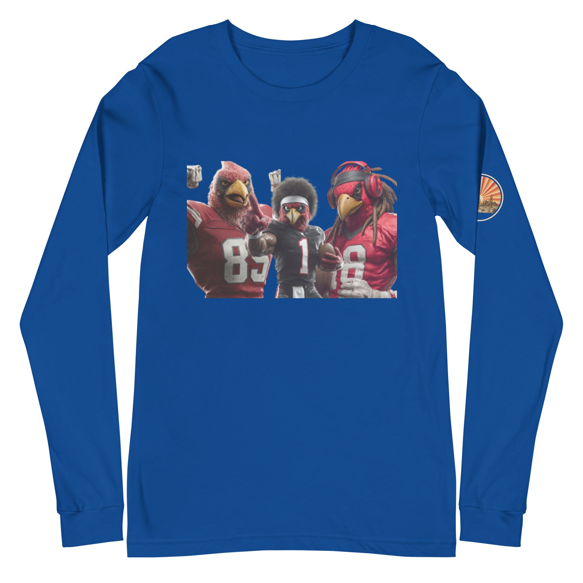 Cardinal 13 M Unisex Long Sleeve Tee True Royal