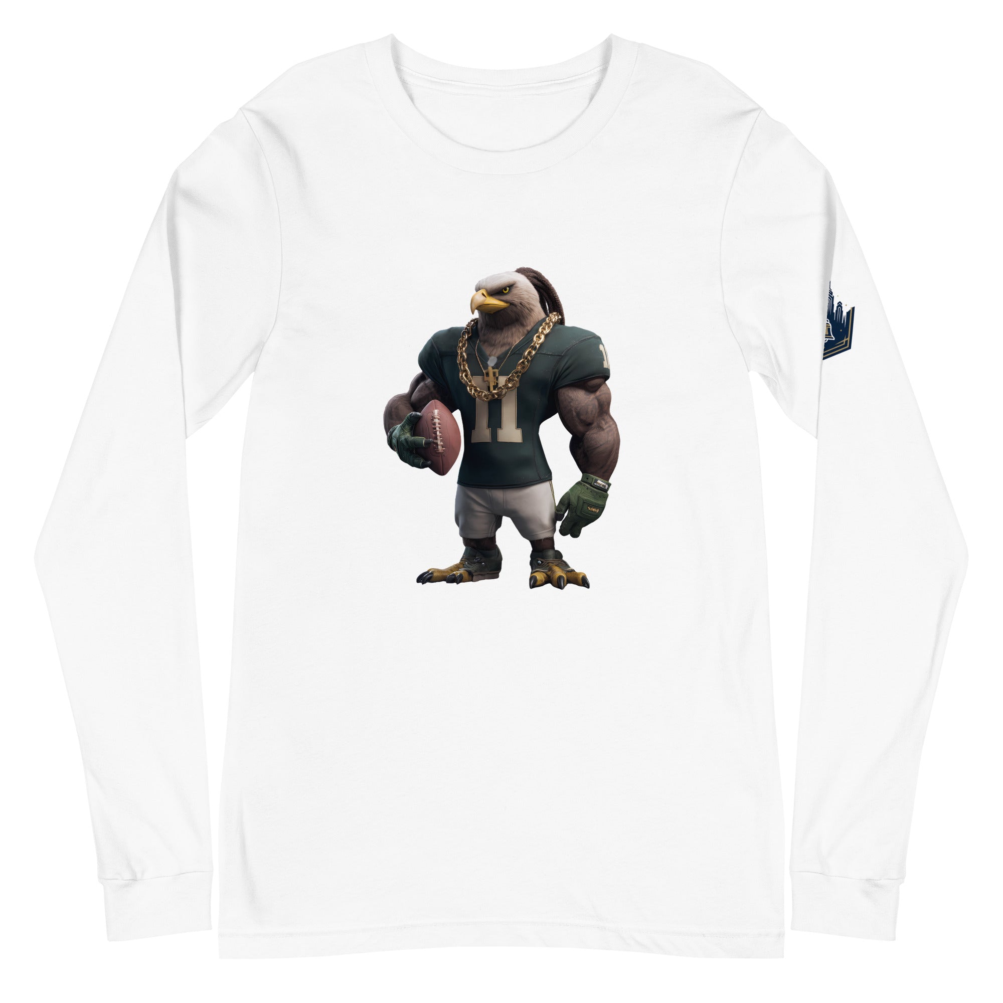 Eagle 5 W Unisex Long Sleeve Tee White