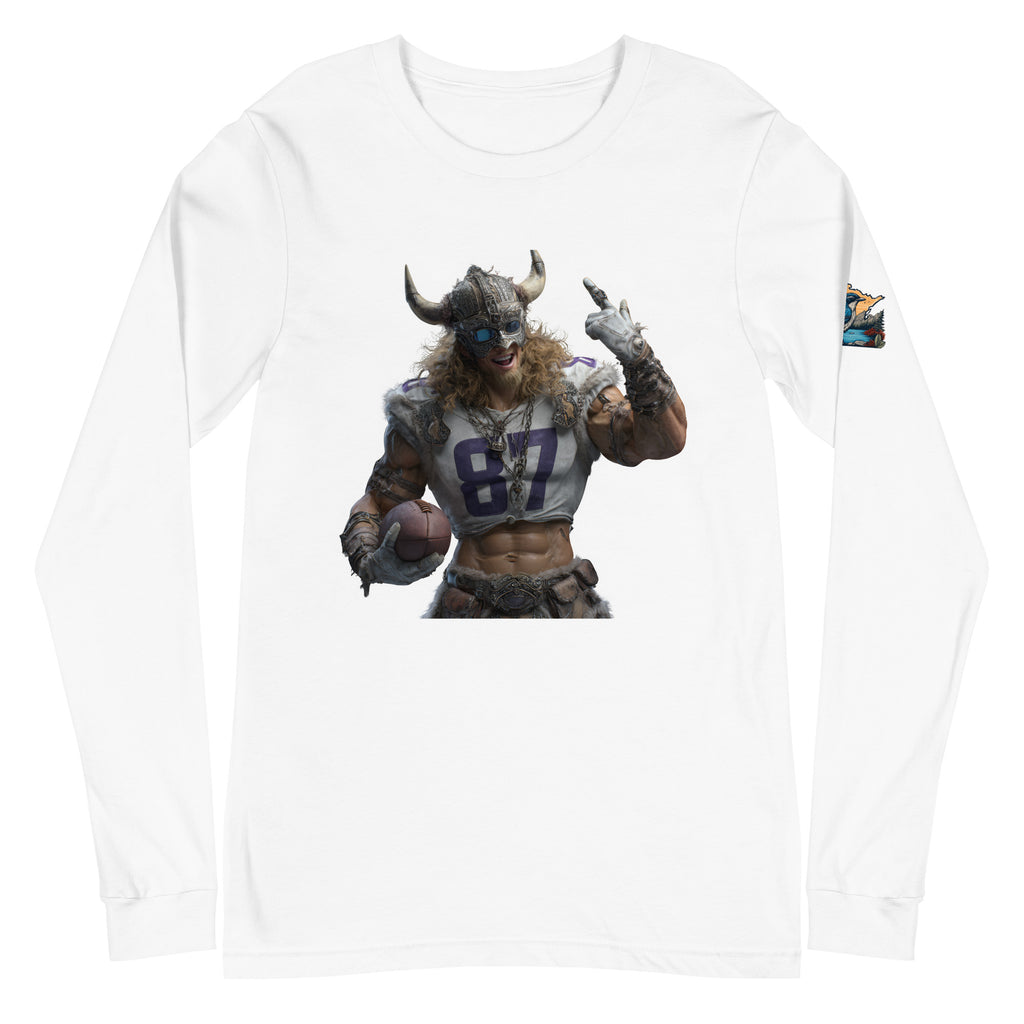 Viking 10 M Unisex Long Sleeve Tee White