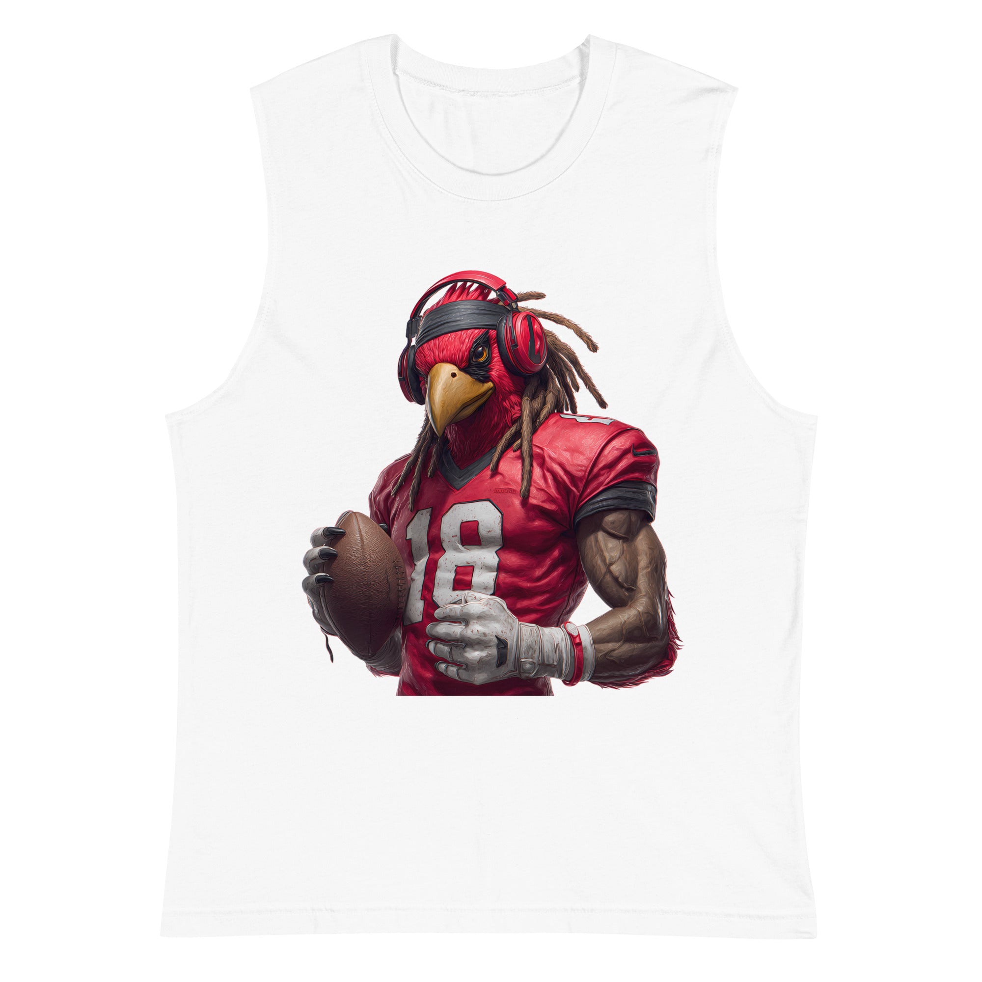 Cardinal 4 Men Muscle Shirt White